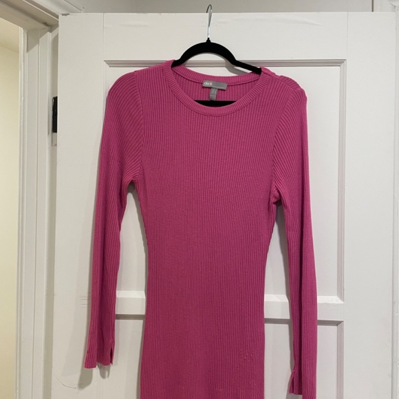 ASOS Ribbed Knit A-Line Midi Sweater Dress - Picture 6 of 12